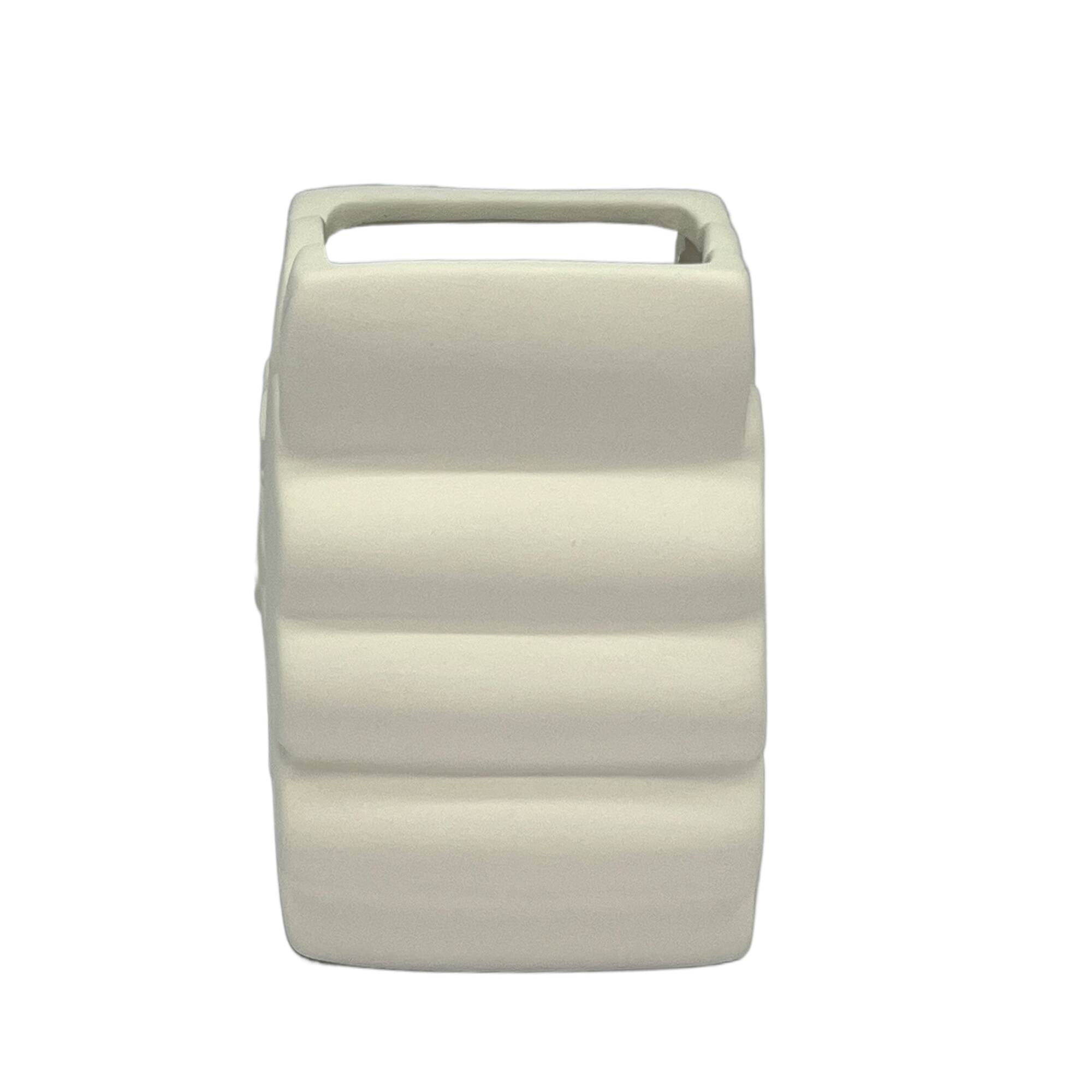 6.5" C'est la Vie DIY Ceramic Flower Vase by Make Market®